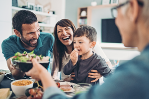 family laughing